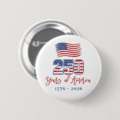 Amerikas 250. Geburtstagsfeier Button (Vorne & Hinten)