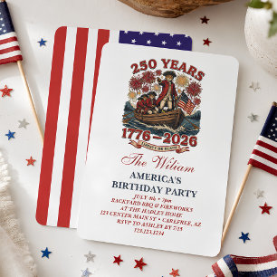 Amerikas 250. Geburtstagsfeier  Einladung