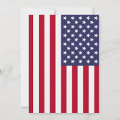 Amerikas 250. Geburtstagsfeier Einladung (Rückseite)