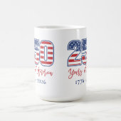 Amerikas 250. Geburtstagsfeier Kaffeetasse (Mittel)