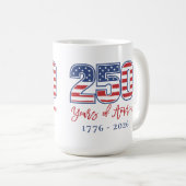 Amerikas 250. Geburtstagsfeier Kaffeetasse (VorderseiteRechts)