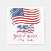 Amerikas 250. Geburtstagsfeier Serviette (Vorderseite)