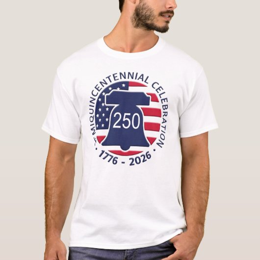 Amerikas 250. Geburtstagsfeier T-Shirt (Vorderseite)