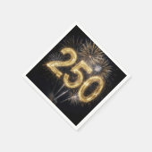 Amerikas 250. Geburtstagsfeuerwerk Serviette (Ecke)