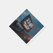 Amerikas 250. Geburtstagskarte Serviette (Ecke)