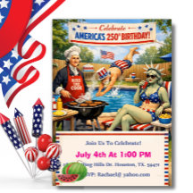 Amerikas 250. Grillfest