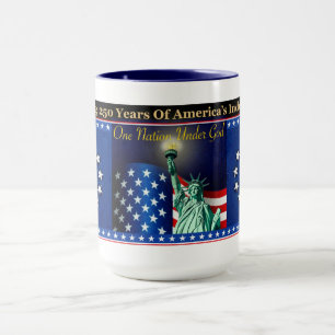 Amerikas 250-Jahr-Feier Patriotischer Becher  Tasse