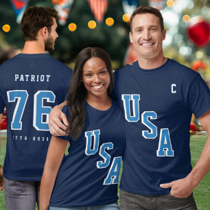Amerikas 250-Jahres-Jubiläums- USA-Hockeytrikot T-Shirt