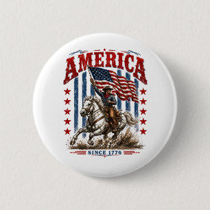 Amerikas 250. Jahrestag Americana Button