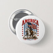 Amerikas 250. Jahrestag Americana Button (Vorne & Hinten)