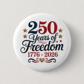 Amerikas 250. Jahrestag Americana Button (Vorderseite)