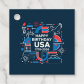 Amerikas 250. Jahrestag Geschenkanhänger (Vorderseite)