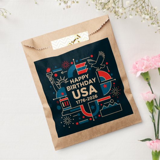 Amerikas 250. Jahrestag Geschenktütchen (Versiegelt)