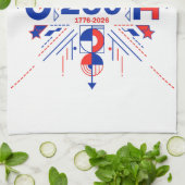 Amerikas 250. Jahrestag Geschirrtuch (Gefaltet)