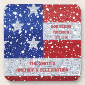 Amerikas 250. Jahrestag Getränkeuntersetzer (Vorderseite)