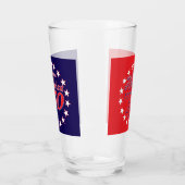 Amerikas 250. Jahrestag Glas (Links)