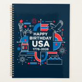 Amerikas 250. Jahrestag Planer (Vorderseite)