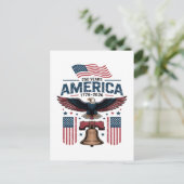 Amerikas 250. Jahrestag Postkarte (Stehend Vorderseite)