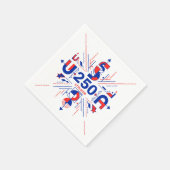 Amerikas 250. Jahrestag Serviette (Ecke)