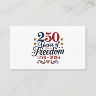 Amerikas 250. Jubiläum Begleitkarte