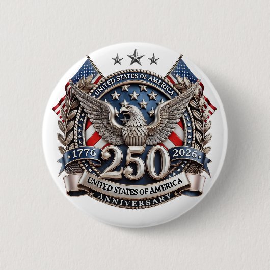 Amerikas 250. Jubiläum    Button (Vorderseite)