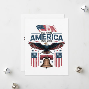 Amerikas 250. Jubiläum Feiertagskarte