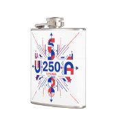 Amerikas 250. Jubiläum Flachmann (Links)