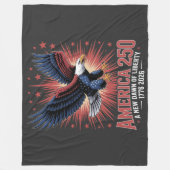 Amerikas 250. Jubiläum Fleecedecke (Vorderseite)