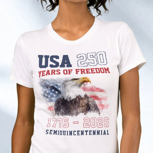 Amerikas 250. Jubiläum Freiheit 4. Juli T-Shirt