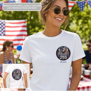 Amerikas 250. Jubiläum Freiheit Patriotisch T-Shirt