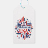 Amerikas 250. Jubiläum Geschenkanhänger (Rückseite)