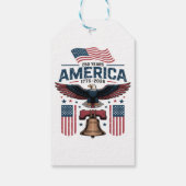 Amerikas 250. Jubiläum Geschenkanhänger (Rückseite)