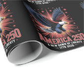 Amerikas 250. Jubiläum Geschenkpapier (Rolleneckpunkt)