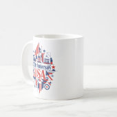 Amerikas 250. Jubiläum Kaffeetasse (Vorderseite Links)