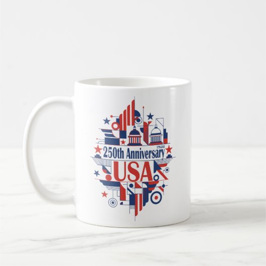 Amerikas 250. Jubiläum Kaffeetasse (Links)