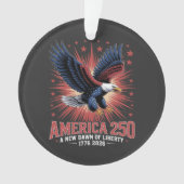 Amerikas 250. Jubiläum Ornament (Vorderseite)