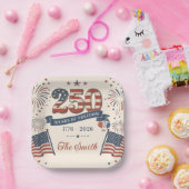 Amerikas 250. Jubiläum Papierplatten Pappteller (Party)