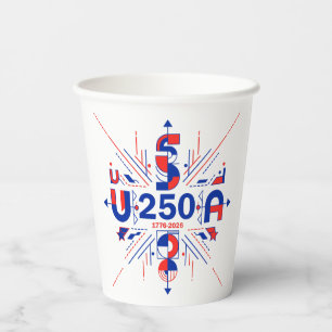 Amerikas 250. Jubiläum Pappbecher