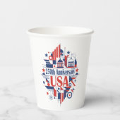 Amerikas 250. Jubiläum Pappbecher (Rückseite)