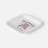 Amerikas 250. Jubiläum Pappteller (Gewinkelt)