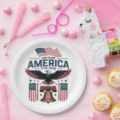 Amerikas 250. Jubiläum Pappteller (Party)