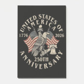 Amerikas 250. Jubiläum Post-it Klebezettel (Vorderseite)