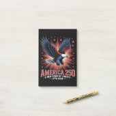 Amerikas 250. Jubiläum Post-it Klebezettel (Auf Schreibtisch)