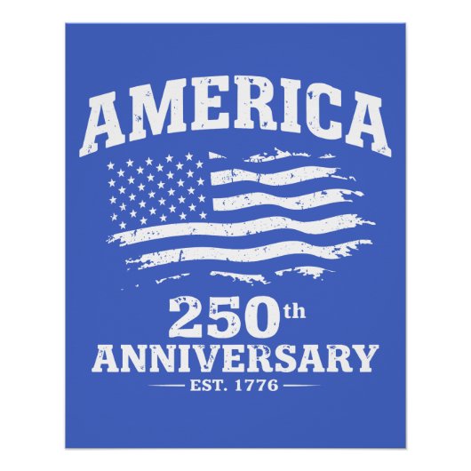 Amerikas 250. Jubiläum Poster (Vorderseite)