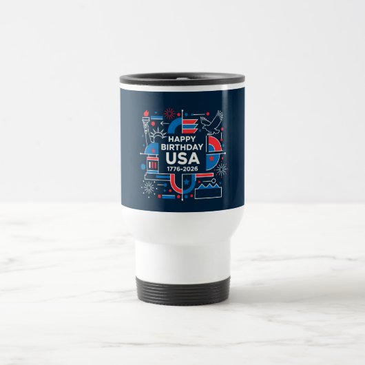 Amerikas 250. Jubiläum Reisebecher (Mittel)