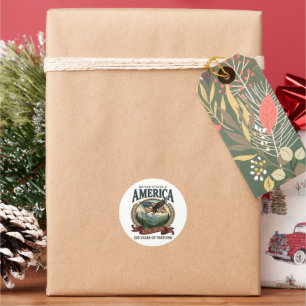 Amerikas 250. Jubiläum Runder Aufkleber