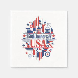 Amerikas 250. Jubiläum Serviette