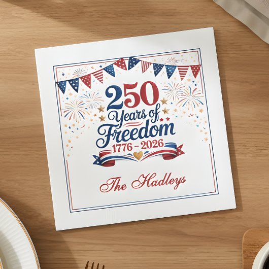 Amerikas 250. Jubiläum Serviette
