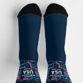 Amerikas 250. Jubiläum Socken (Oben)