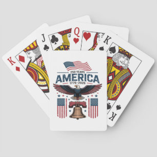 Amerikas 250. Jubiläum Spielkarten